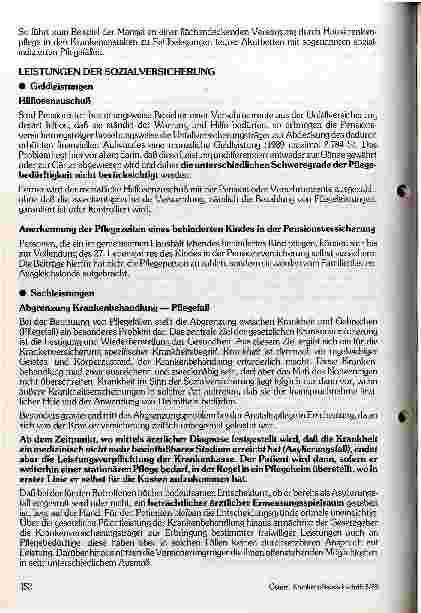 Vorschauseite 3: Pflegebedürftigkeit Eine Lücke im sozialen Netz