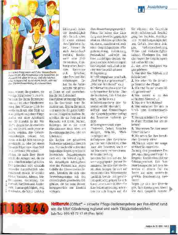 Vorschauseite 2: Heute Schüler/in - was kommt danach? Teil 2: Richtig bewerben