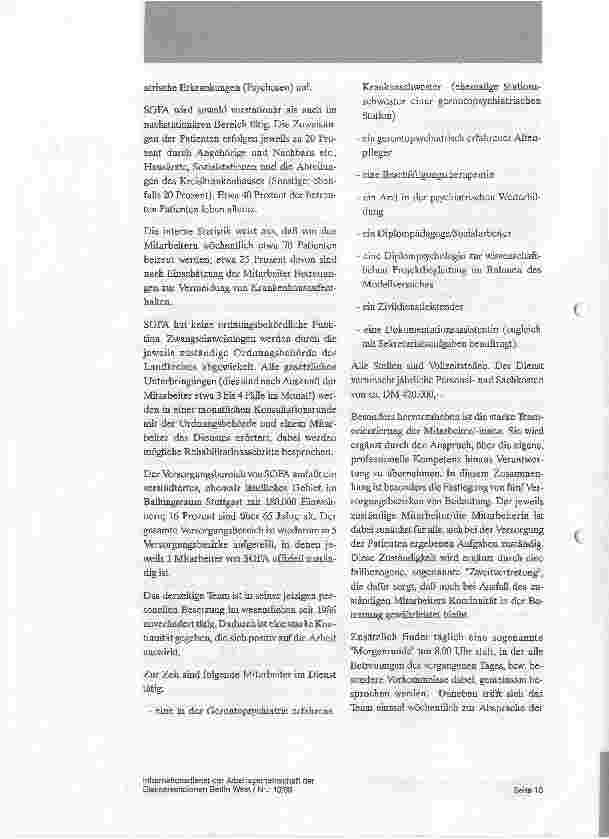 Vorschauseite 2: Ein Sofa für psychisch kranke alte Menschen