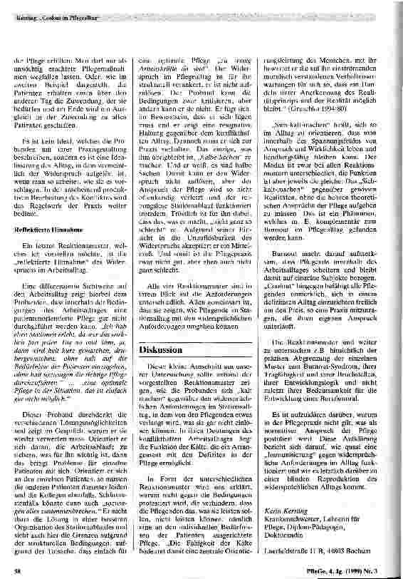 Vorschauseite 6: Coolout im Pflegealltag