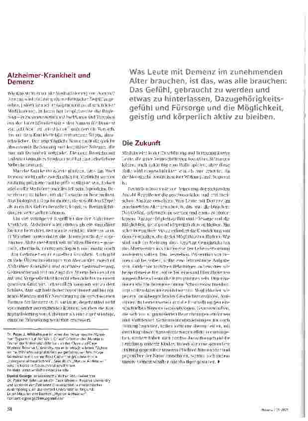 Vorschauseite 4: Die Medikalisierung von Alzheimer