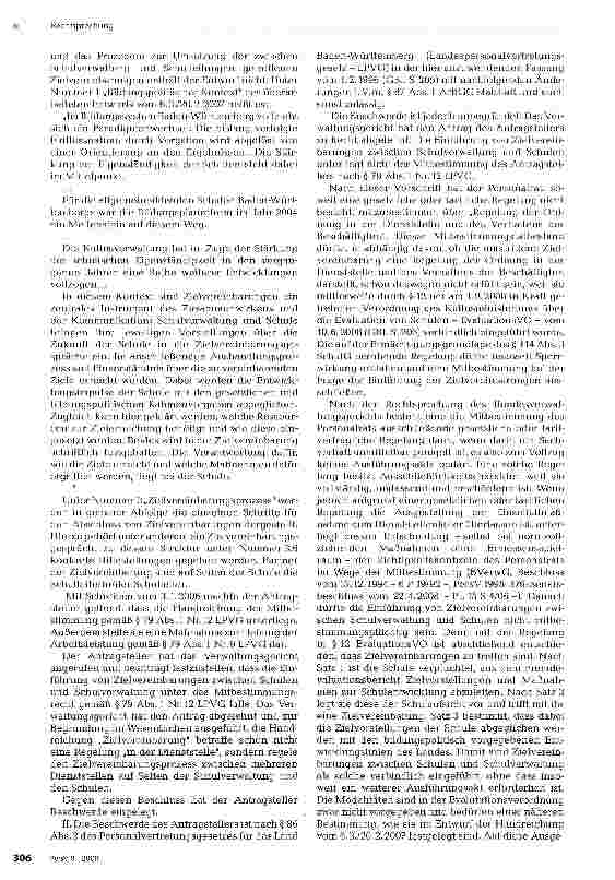 Vorschauseite 2: Mitbestimmung bei der Einführung von Zielvereinbarungen zwischen Behörden