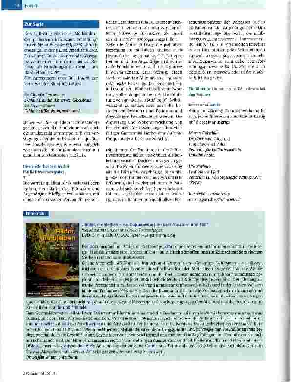 Vorschauseite 2: Überblick über qualitative Forschunqsmethoden