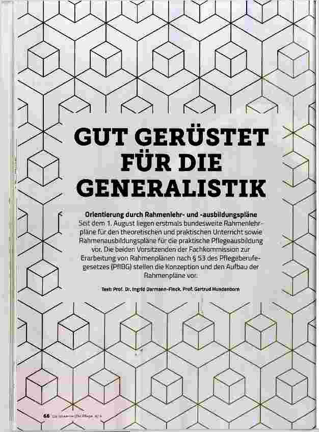 Vorschauseite 1: GUT GERÜSTET FÜR DIE GENERALISTIK