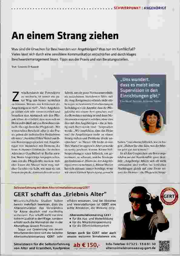 Vorschauseite 1: An einem Strang ziehen
