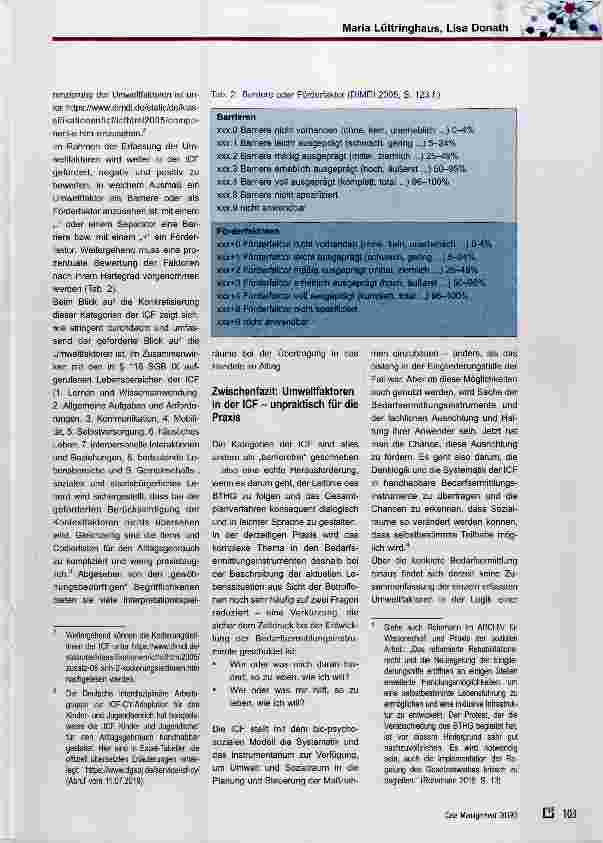 Vorschauseite 3: Das Fachkonzept „Sozialraumorientierung Inklusive“: Gesamtplanung und ICF als Impulsgeber für Sozialplanung und Raumentwicklung