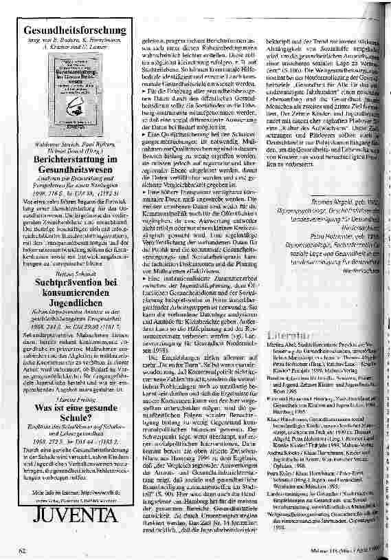 Vorschauseite 4: Jung, arm, krank? Gesundheitliche Folgen sozialer Benachteiligung bei Kindern und Jugendlichen