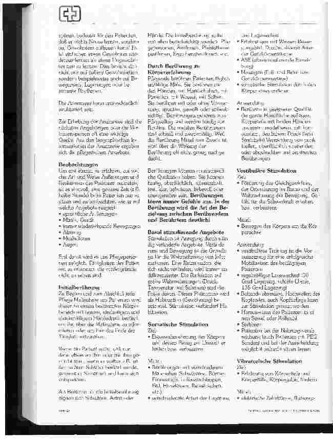 Vorschauseite 3: Basale Stimulation in der Pflege - schon gehört?