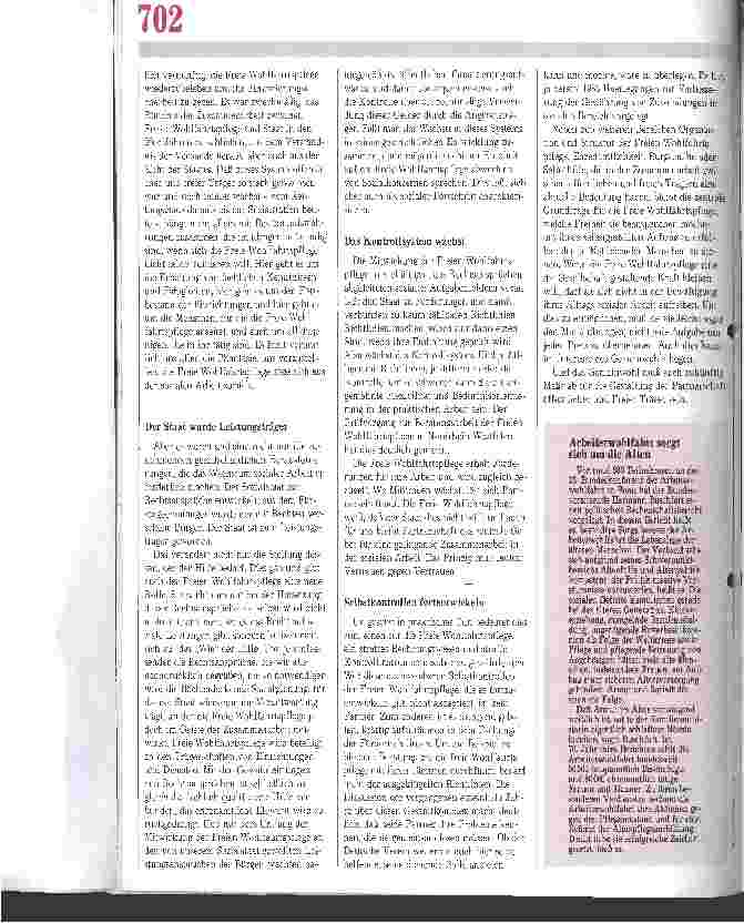 Vorschauseite 4: Freie Wohlfahrt - Gefangene des Sozialstaates? Die Gewährung von Rechtsansprüchen verdrängt ehrenamtliches Element
