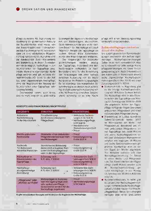 Vorschauseite 3: Status Quo Nachtpflege