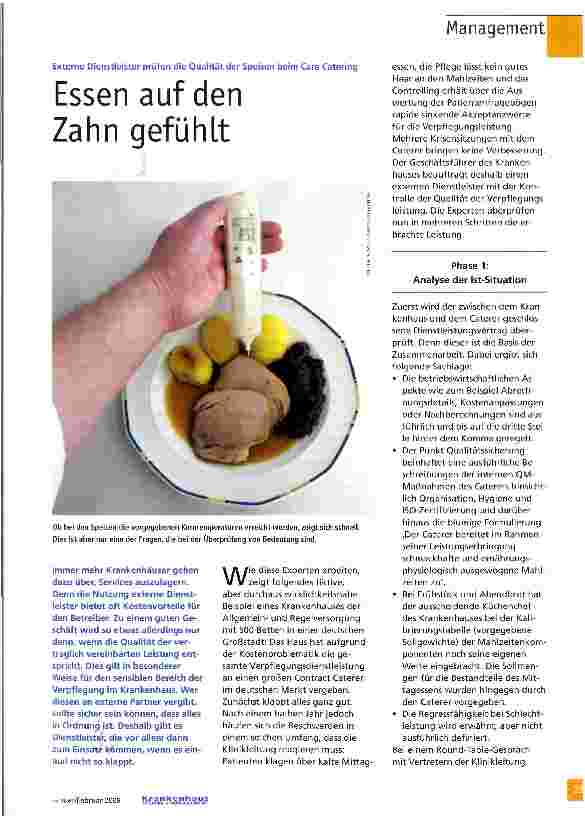 Vorschauseite 1: Essen auf den Zahn gefühlt