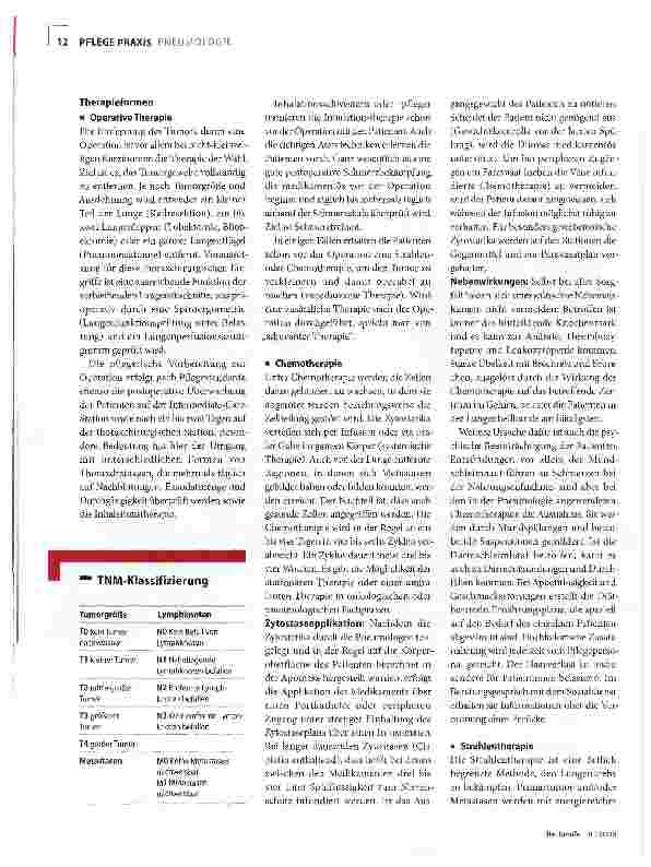 Vorschauseite 2: Diagnose: Lungenkrebs
