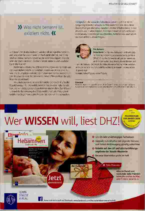 Vorschauseite 2: Keine falsche Scham