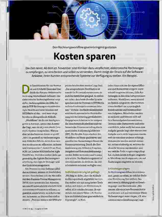 Vorschauseite 1: Kosten sparen