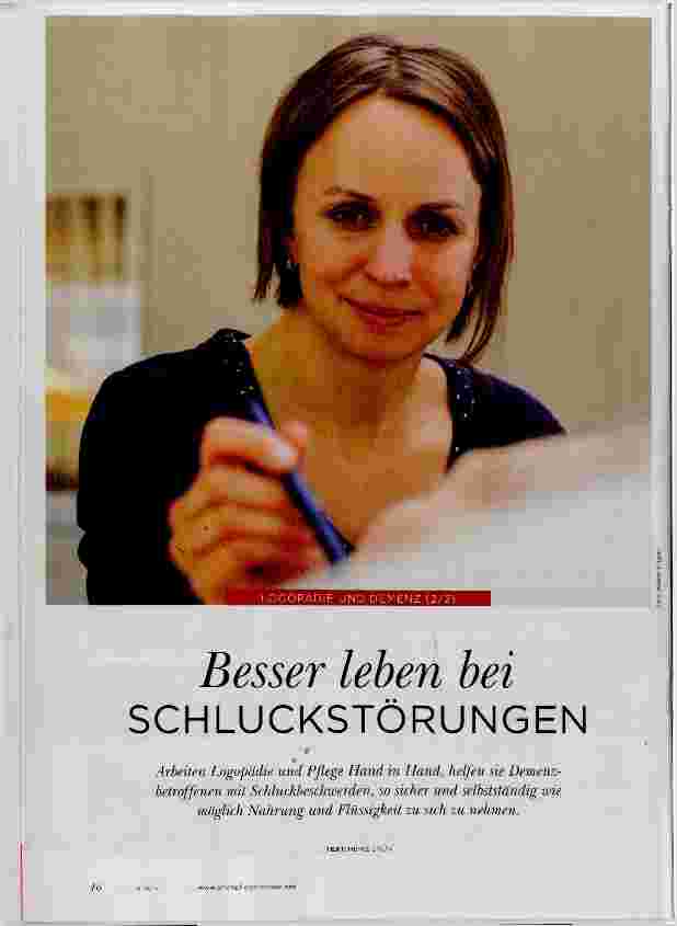 Vorschauseite 1: Besser leben bei SCHLUCKSTÖRUNGEN