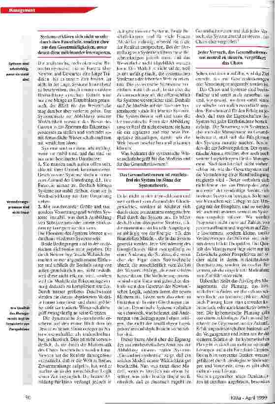 Vorschauseite 3: Ein Plädoyer für eine ökologische Marktwirtschaft Benchmarking im Krankenhaus