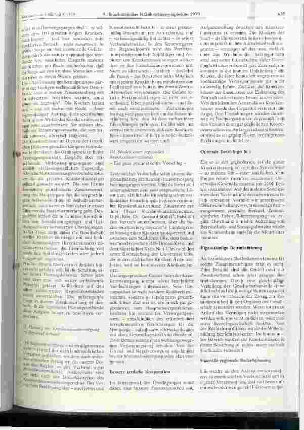 Vorschauseite 3: Selbstverwaltung und Regionalisierung der Krankenhausversorgung