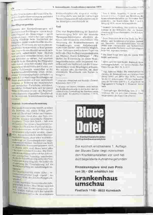 Vorschauseite 4: Selbstverwaltung und Regionalisierung der Krankenhausversorgung