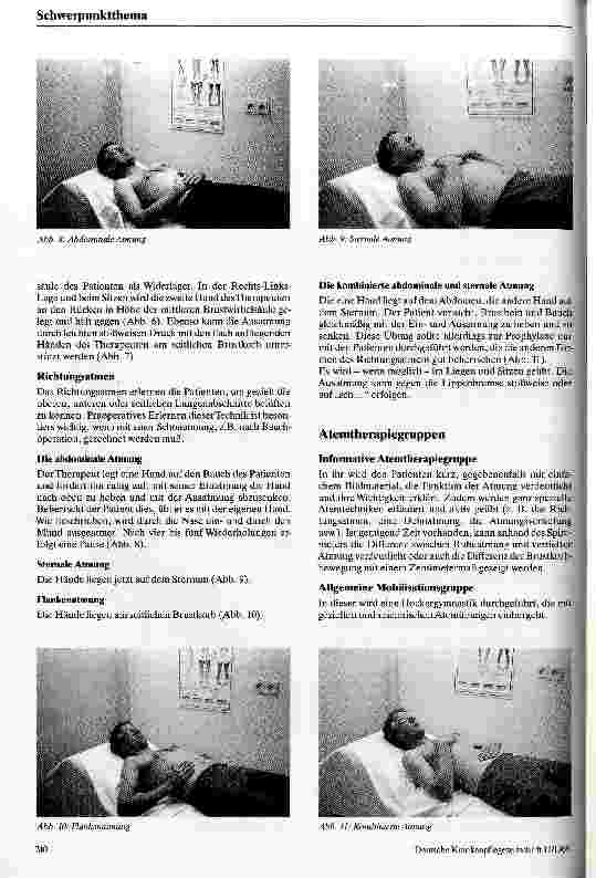 Vorschauseite 5: Physiotherapeutische Maßnahmen zur Atelektasenprophylaxe und -therapie