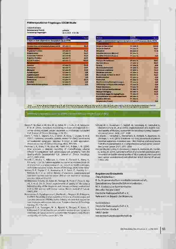 Vorschauseite 4: Das Potenzial von Patient-Reported Outcomes - Nutzen und Umsetzung derEDIUM-Studie