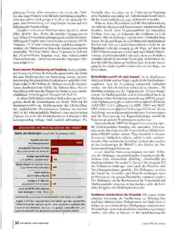 Vorschauseite 5: Mehr Transparenz bei Medizinprodukten