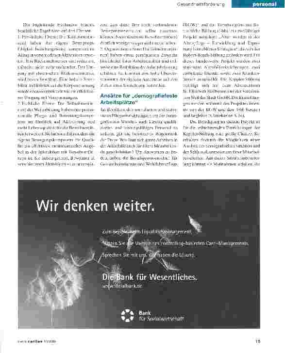 Vorschauseite 3: Pfleglicher Umgang mitden Pflege-Kräften