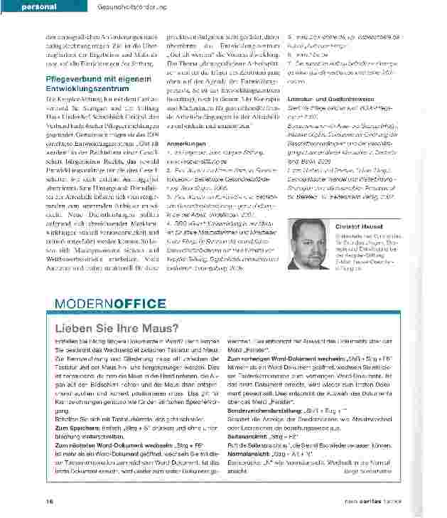 Vorschauseite 4: Pfleglicher Umgang mitden Pflege-Kräften