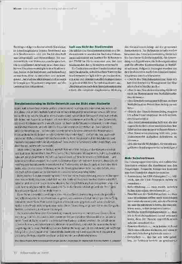 Vorschauseite 3: Was bringt simulationsbasiertes Lernen für die praktische Hebammentätigkeit?