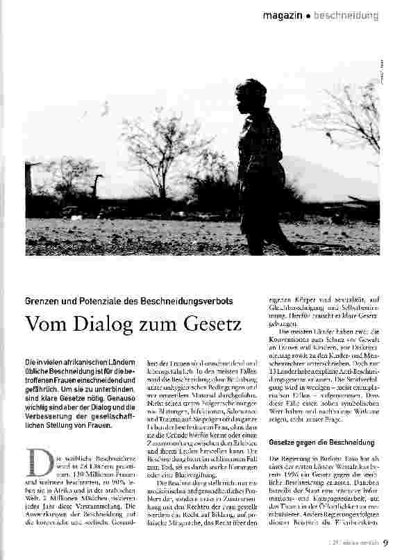 Vorschauseite 1: Vom Dialog zum Gesetz