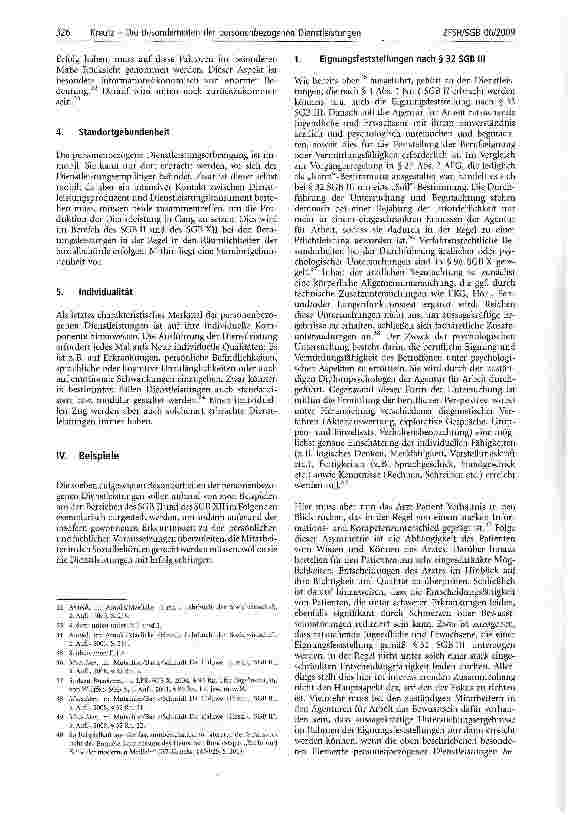 Vorschauseite 4: Die Besonderheiten der personenbezogenen Dienstleistungen nach den §§ 4 Abs. 1 Nr. 1 SGB II, 10 Abs. 1, 2 SGB XII