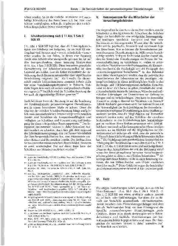 Vorschauseite 5: Die Besonderheiten der personenbezogenen Dienstleistungen nach den §§ 4 Abs. 1 Nr. 1 SGB II, 10 Abs. 1, 2 SGB XII