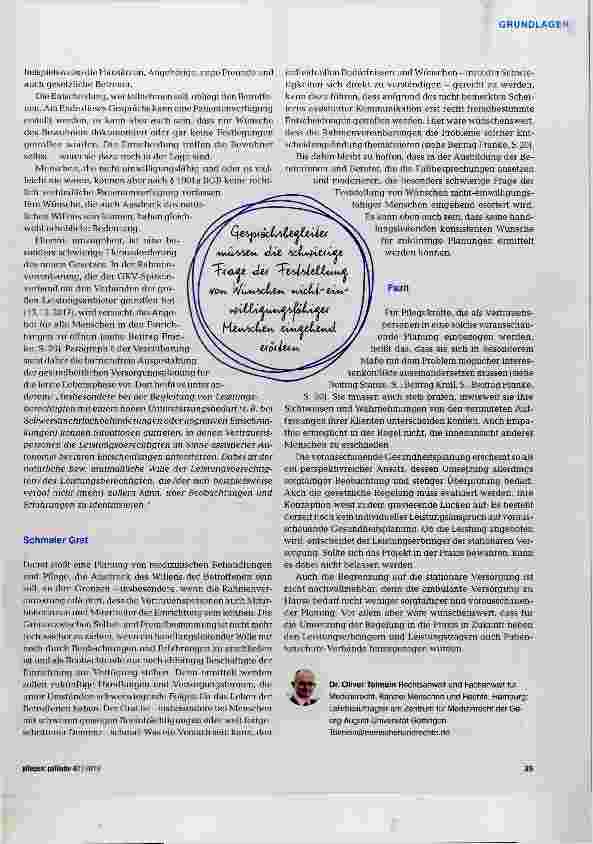 Vorschauseite 2: Juristische Gratwanderung