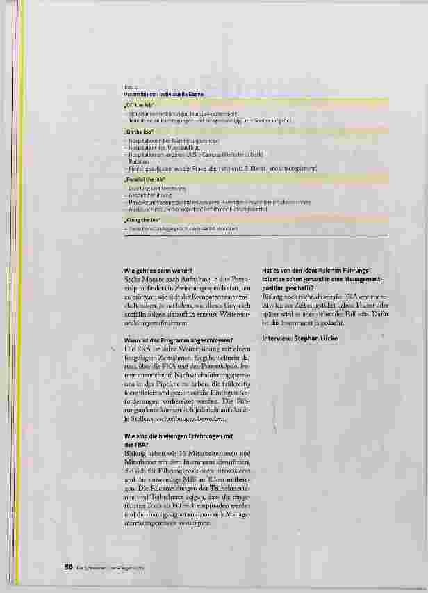 Vorschauseite 3: SCHLÜSSELPOSITIONEN HOCHWERTIG BESETZEN