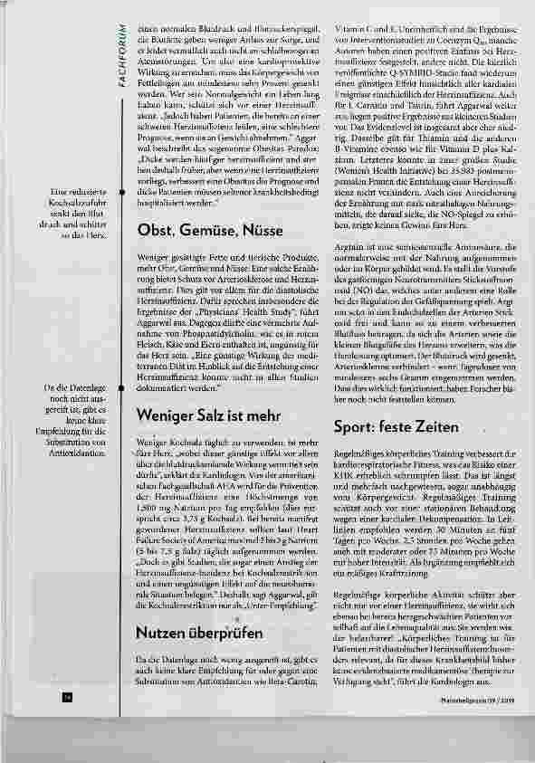 Vorschauseite 2: Auch der Lebensstil ist Herzenssache
