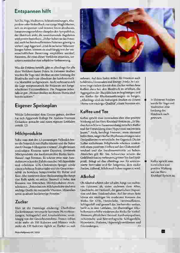 Vorschauseite 3: Auch der Lebensstil ist Herzenssache