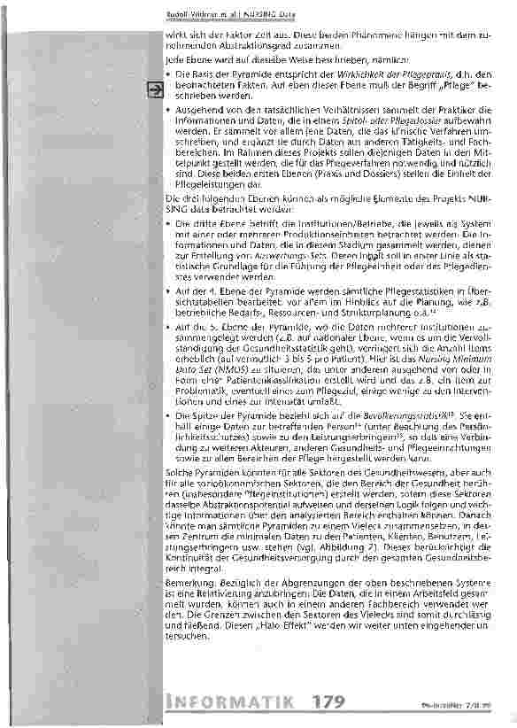 Vorschauseite 4: NURSING Data: Erhebung von Pflegedaten für die schweizerische Gesundheitsstatistik