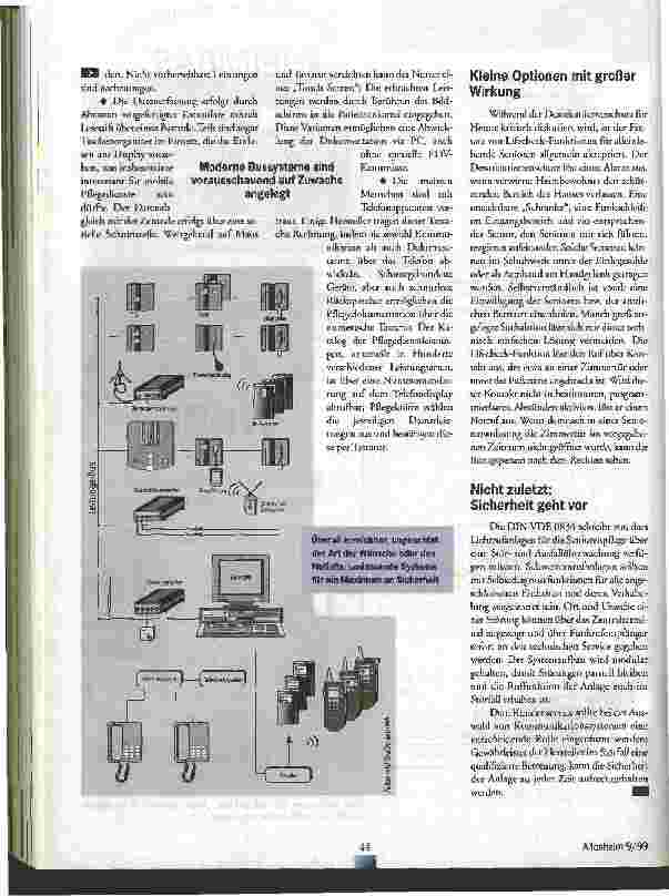Vorschauseite 4: Jederzeit das Ohr am Kunden Vom Schwesternruf zum Kommunikationssystem