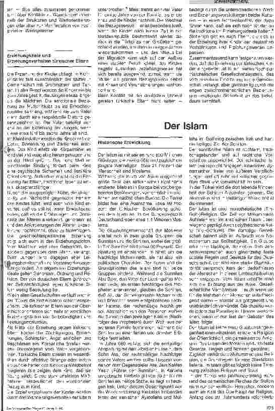 Vorschauseite 4: Die andere Kultur - Türkische Kinder im deutschen Krankenhaus Das Kölner Modell