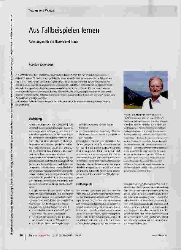 Vorschauseite 1: Aus Fallbeispielen lernen