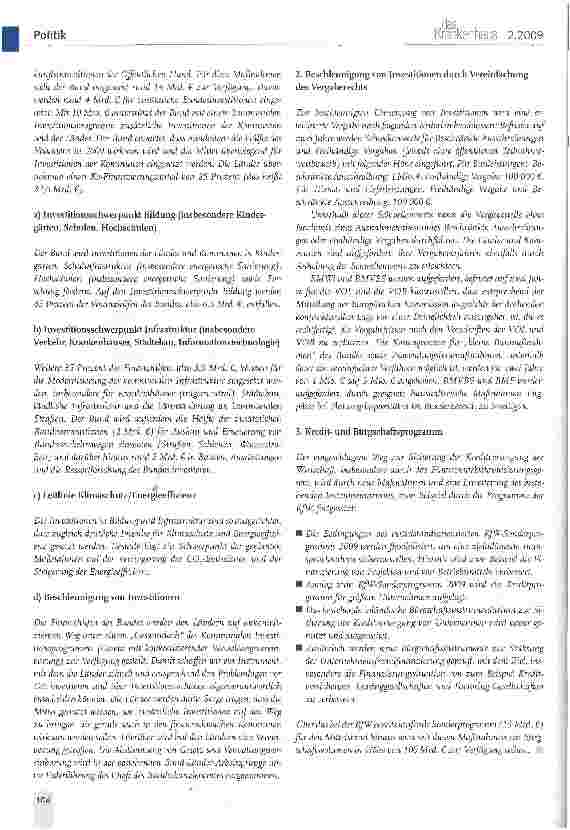 Vorschauseite 3: Krankenhausinvestitionen Teil des Konjunkturpakets II