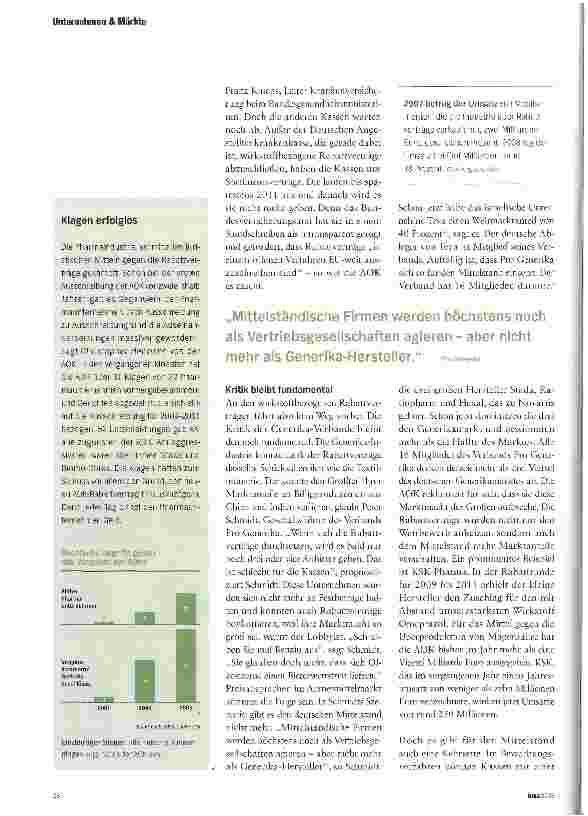 Vorschauseite 3: Bittere Pillen für die Industrie