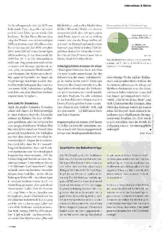 Vorschauseite 4: Bittere Pillen für die Industrie