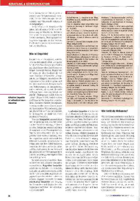 Vorschauseite 3: Beratung in der Hebammenarbeit -Theorie und Alltag