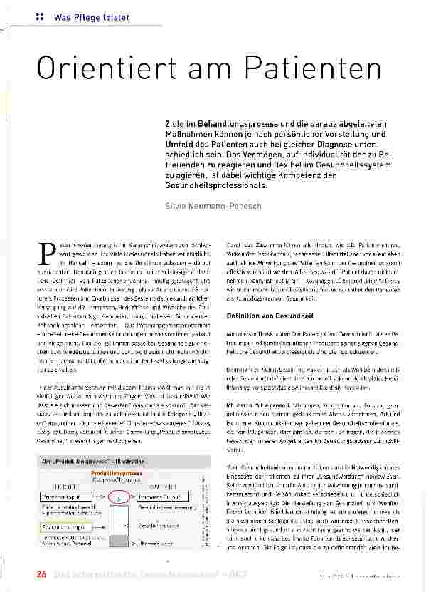 Vorschauseite 1: Orientiert am Patienten