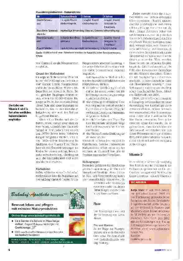Vorschauseite 3: Krankheiten vorbeugen - aber wie?
