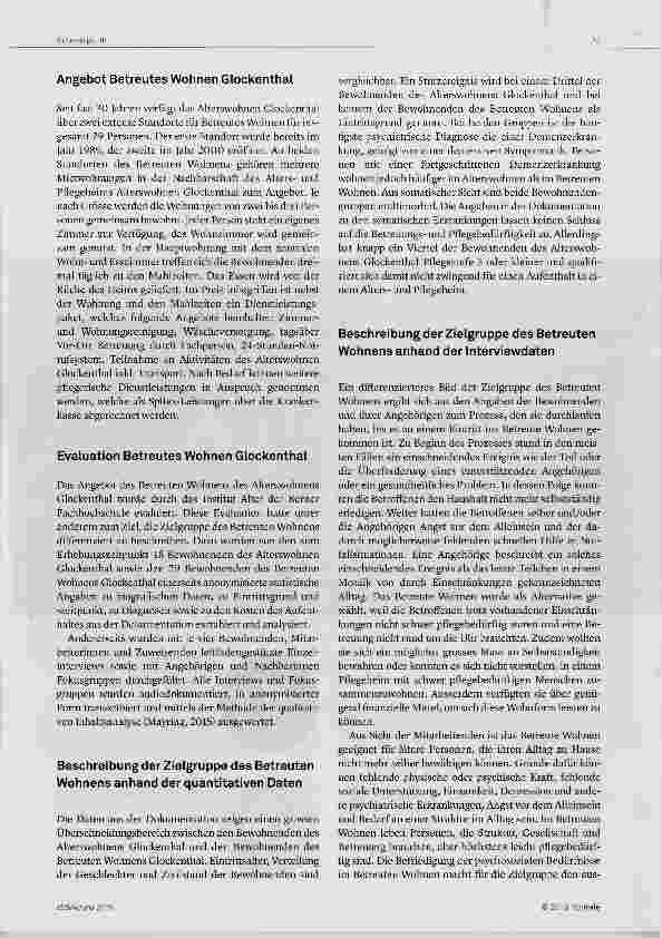 Vorschauseite 2: Zielgruppen betreuter Wohnformen Wer eignet sich für den Einzug in das betreute Wohnen?