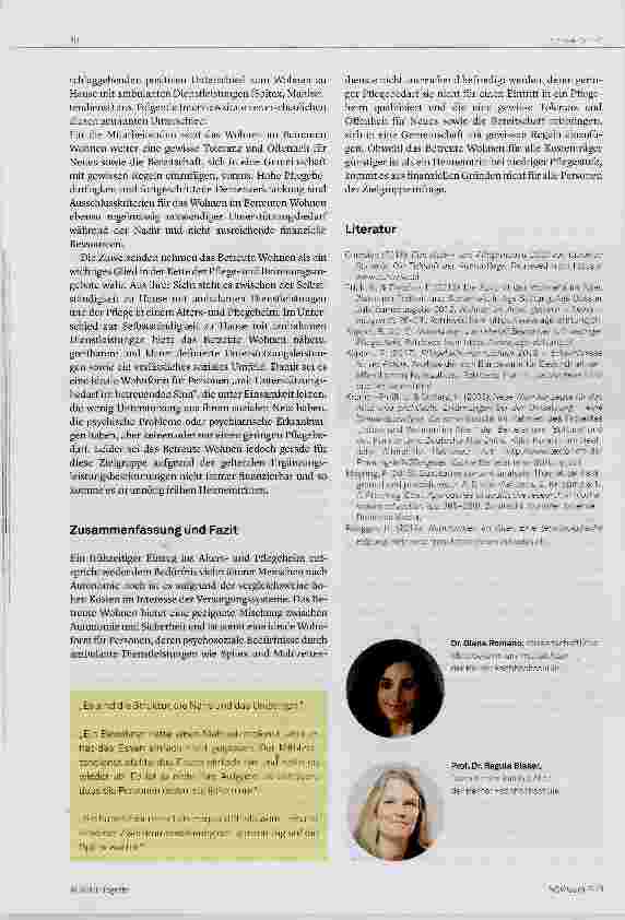 Vorschauseite 3: Zielgruppen betreuter Wohnformen Wer eignet sich für den Einzug in das betreute Wohnen?