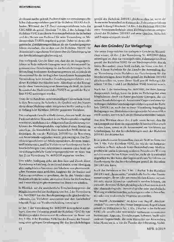 Vorschauseite 4: Verfahren zur Genehmigung für Inverkehrbringen von Stoffen