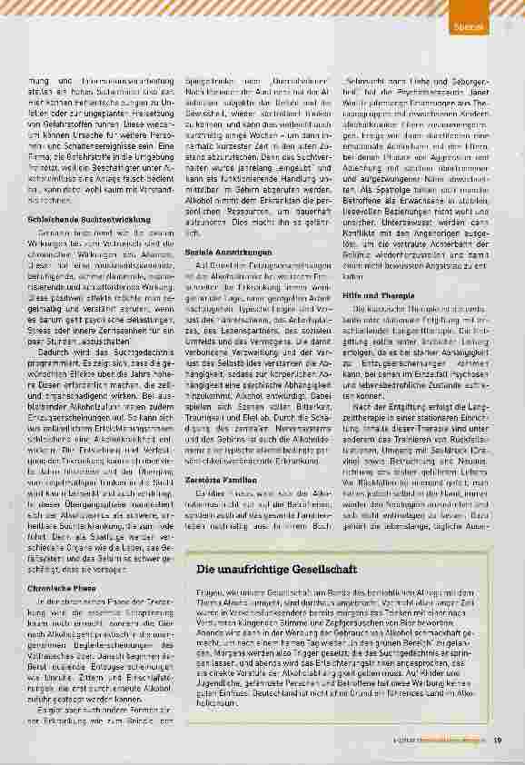 Vorschauseite 2: Tabuthema Alkohol