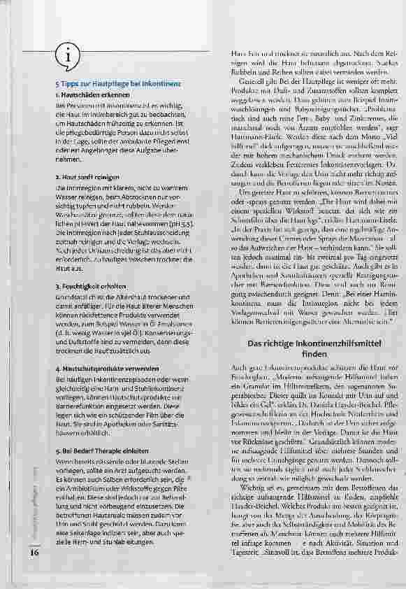 Vorschauseite 2: Inkontinenz: So schützen Sie bestmöglich die Haut